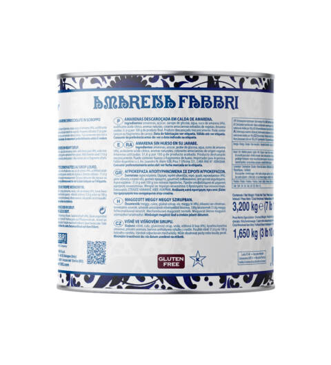 Cereja Silvestre Fabbri Inteira em Calda 3,2kg