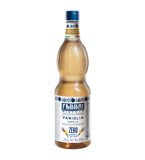 Xarope Fabbri Baunilha Zero Açúcar 1L