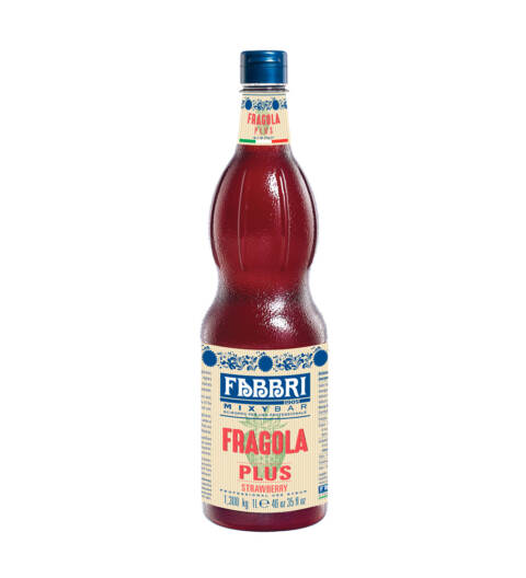 Xarope Fabbri Morango Plus 1L