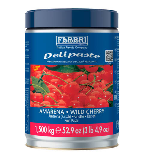 Pasta Saborizante Fabbri de Amarena Cereja Silvestre 1,5kg