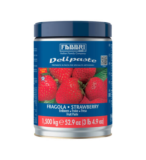 Pasta Saborizante Fabbri de Morango 1,5kg