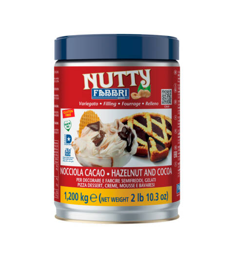 Mescla Fabbri Nutty Wow Creme de Avelã com Chocolate 1,2kg