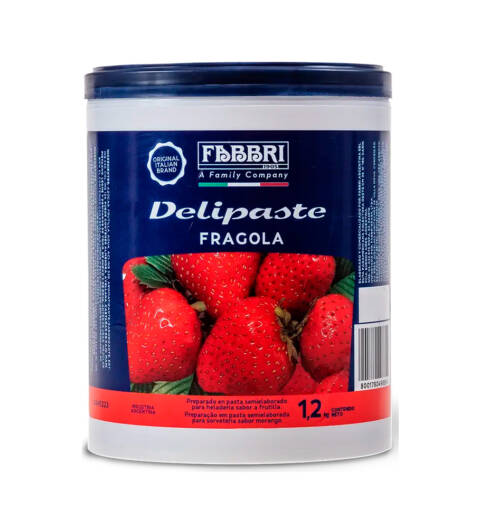 Pasta Saborizante Fabbri de Morango 1,2kg