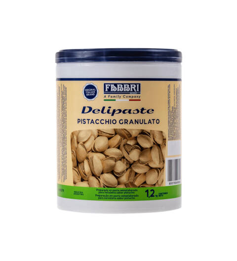 Pasta Saborizante Fabbri de Pistache Granulado com Pedaços 1,2kg
