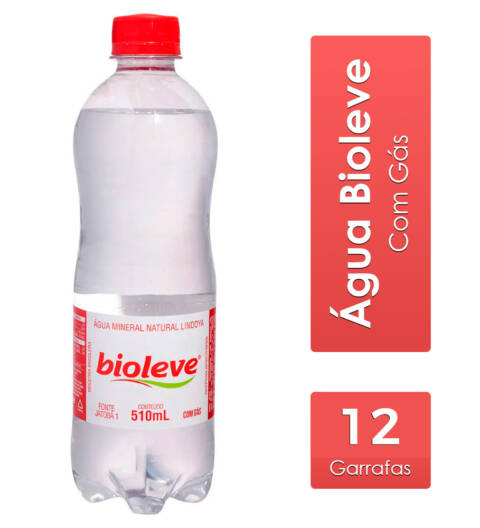 Água Mineral Bioleve com Gás 510ml