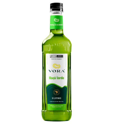 Xarope Vora Maçã Verde 1L