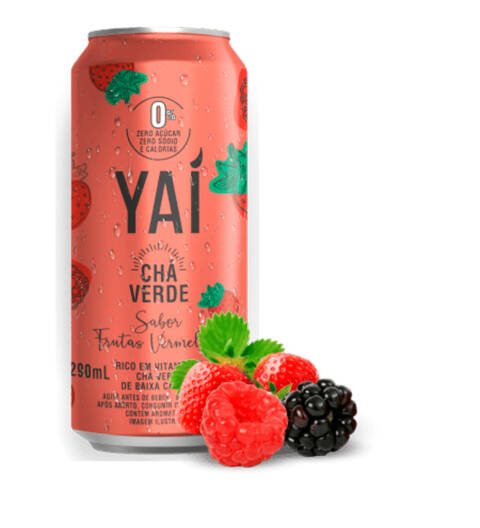 Chá Verde Yaí Frutas Vermelhas 290ml