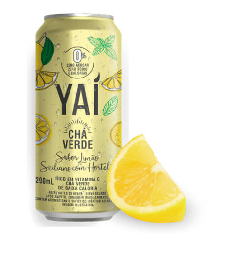 Chá Verde Yaí Limão Siciliano com Hortelã 290ml